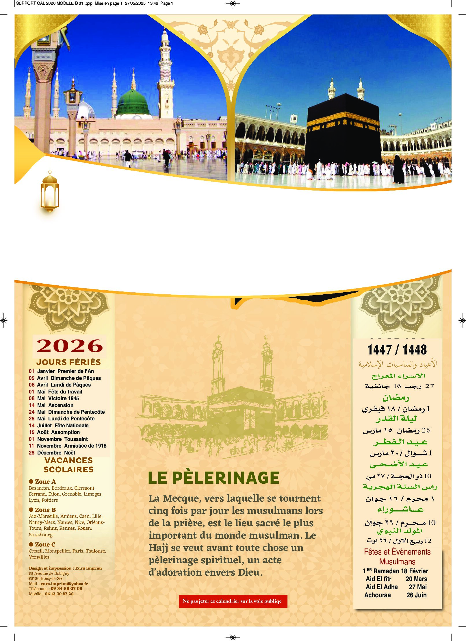 Calendriers de prière – Image 4